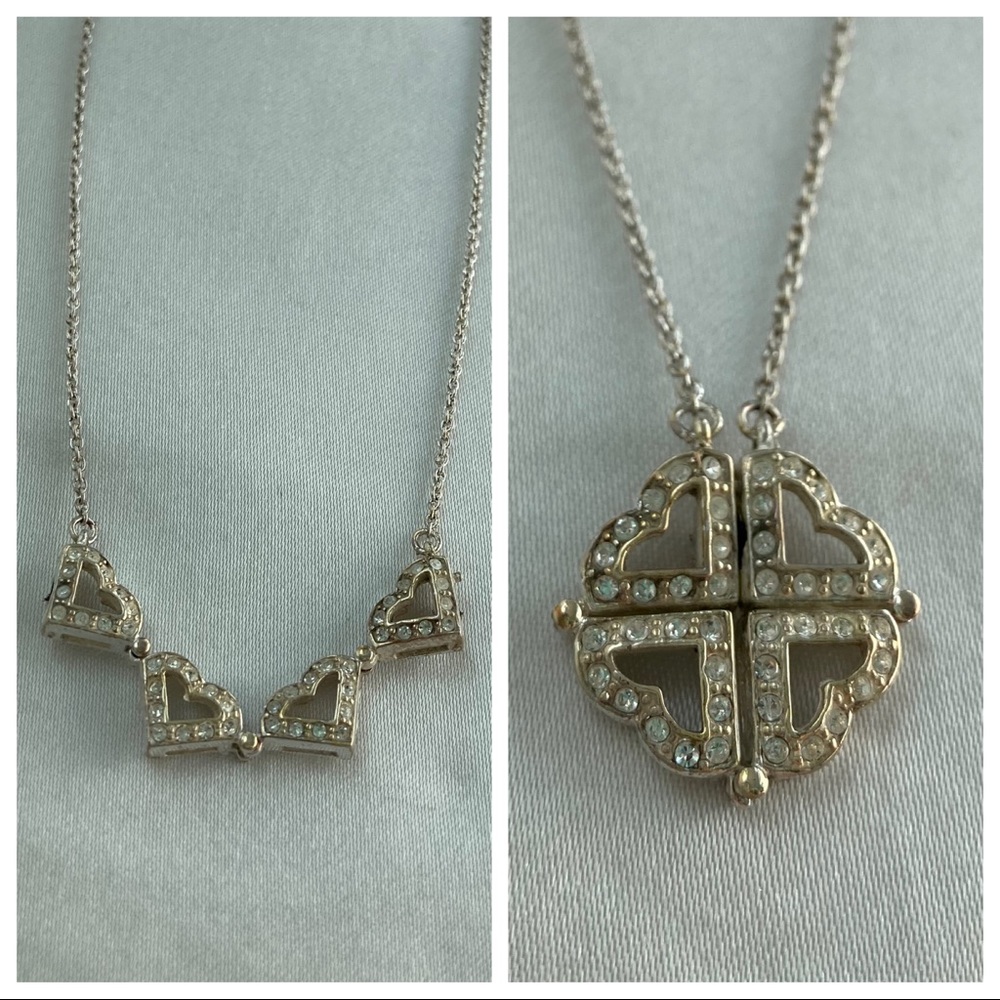 FREE W PURCHASE Hearts & Clover Multi-Way Necklace